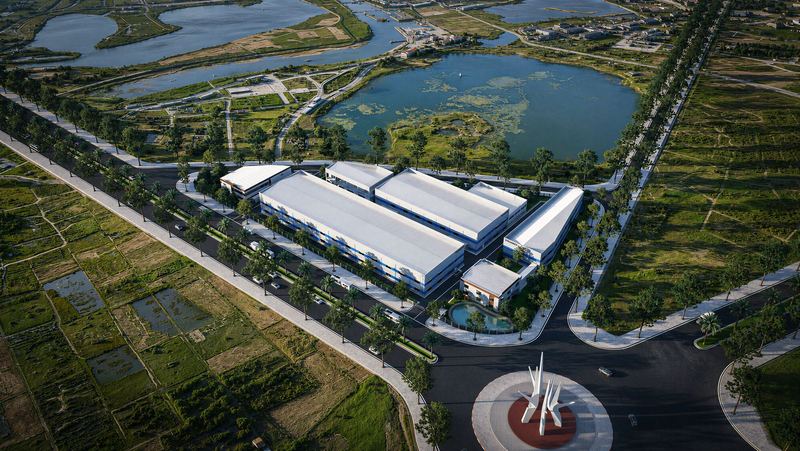 Phối cảnh Nhà máy Vinahan